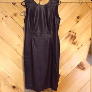 Faux Leather Calvin Klein dress